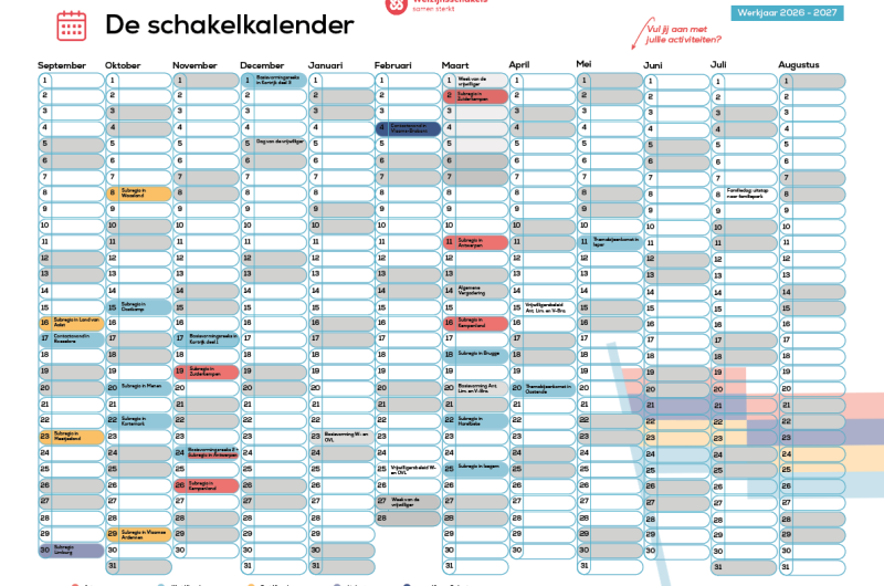 Jaarkalender 2026-2027
